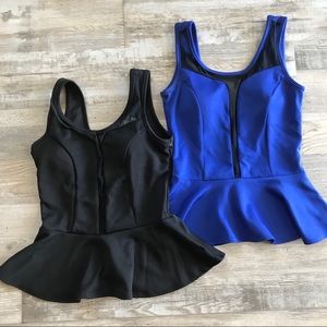 2 Peplum Tops